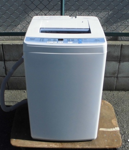 AQUA/アクア 全自動洗濯機 AQW-S60D(W) 2016年製 6.0kg 中古品 動作OK♪ JM5327)【取りに来られる方限定】