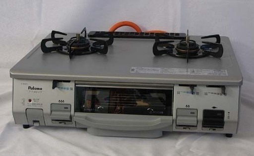 19K0245 6 Paloma/パロマ LPガス用 ガステーブル IC-800F 2014年製 フラットトップ 中古