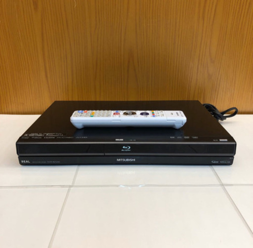 2番組同時録画可能500GB☆三菱/MITSUBISHI/REAL☆HDD/BDレコーダー☆DVR-BZ240完動品 （742）AKARI