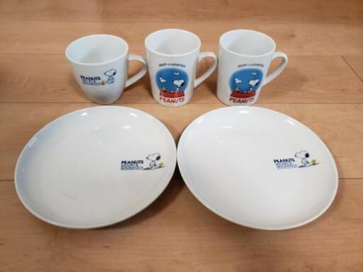 スヌーピーお皿とマグ そらまめ 雑餉隈の食器 コップ グラス の中古あげます 譲ります ジモティーで不用品の処分