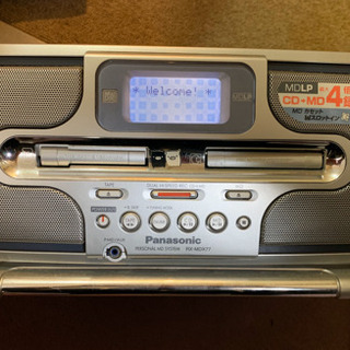Panasonic RX-MDX81 CD MD カセット ラジオコンポ Panasonic MD/CD/カセットラジカセ Panasonic RX-MDX81 CD・MD