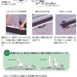 取引中 車椅子 スロープ 段差スロープ 中古品 ｺﾝｺﾝ 宮城野原のその他の中古あげます 譲ります ジモティーで不用品の処分