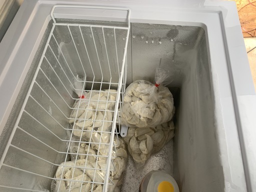 三ツ星貿易 スキャンクール 家庭用 冷凍庫 100L ホワイト SKM100