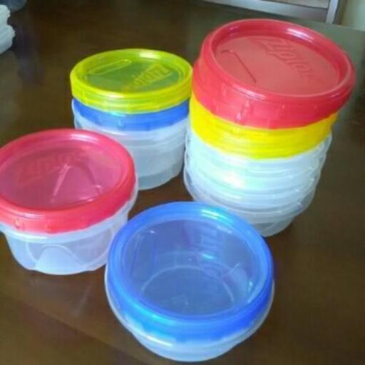 ジップロックスクリューロック保存容器未使用7個オマケ1個 さよママ 大久保の生活雑貨の中古あげます 譲ります ジモティーで不用品の処分