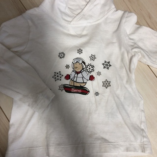 GUCCI ロンT 薄手パーカー 80 2枚セット