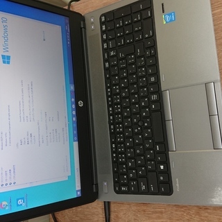 売れました！HP650 G1とても速い！