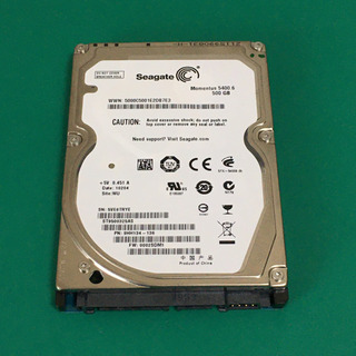 Seagate 500GB 2.5インチ HDD ノートパソコン用