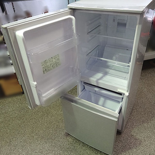 札幌市内限定シャープ SHARP 冷蔵庫 SJ-14Y-S 137L 2014年製 引取歓迎