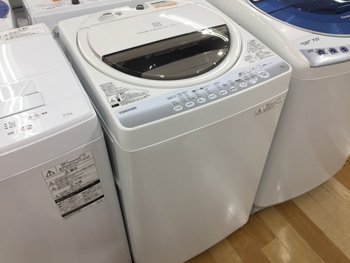 安心の6ヶ月保証付！2013年製 TOSHIBAの全自動洗濯機【トレファク岸和田】