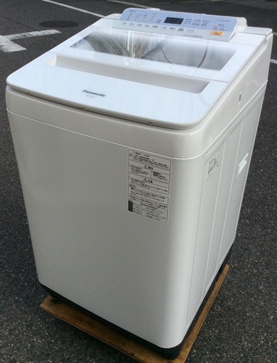 RKGSE-125】特価!Panasonic/インバーター全自動洗濯機/8kg/NA-FA80H6