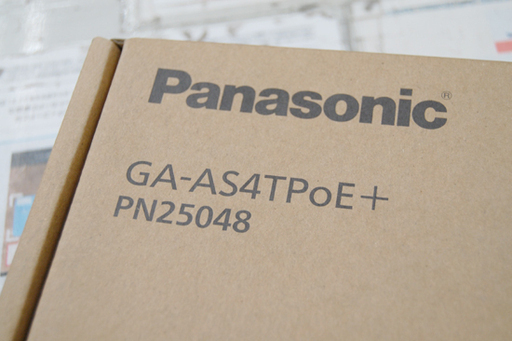 新品未使用 Panasonic PoE給電スイッチングハブ PN25048 GA-AS4TPoE+