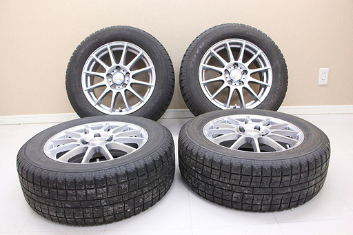 SCHNEDER ホイール 16×6.5J PCD114.3 OFF48? 5穴 トーヨータイヤ ガリット GIZ ギズ 215/60R16 M+S 16年製 4本 シュナイダー(T1420Yw)