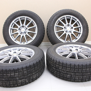 SCHNEDER ホイール 16×6.5J PCD114.3 OFF48? 5穴 トーヨータイヤ ガリット GIZ ギズ 215/60R16 M+S 16年製 4本 シュナイダー(T1420Yw)