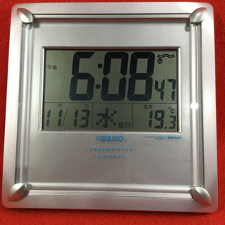 SEIKO デジタル 掛け置き時計 SQ407S