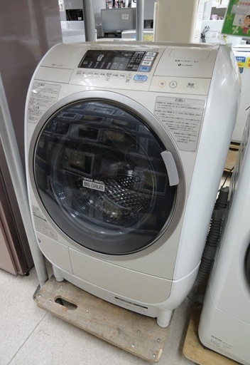 HITACHI/日立 ドラム式洗濯乾燥機 9.0kg / 乾燥6.0㎏ 2013年製 左開き ライトベージュ BD-V3500【ユーズドユーズ名古屋天白店】