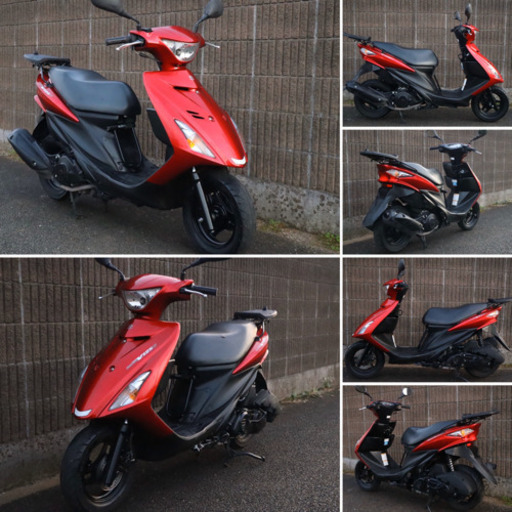 【SUZUKI アドレスV125S】大人気、レッド！！低走行、22000km！！