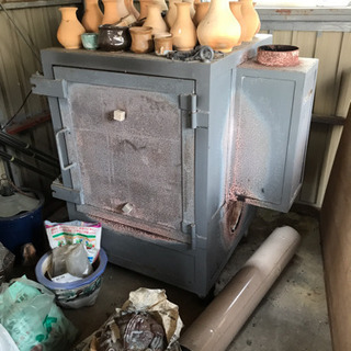 その他 陶芸用の窯 釜用のボイラー 土をこねる機械