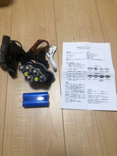 【新品未使用】LEDヘッドライト