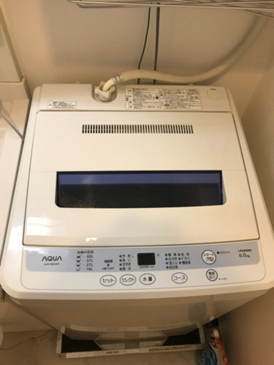 AQUA 洗濯機 6kg AQW-S60A アクア