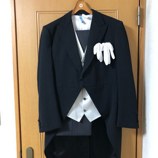 美品 父親用 結婚式モーニング12点セット 冬物