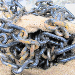 建設車両用タイヤチェーン(中古品四本)