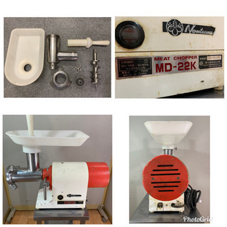 なんねつ　業務用　ミートチョッパー 卓上型　店舗　厨房　三相200V MD-22K