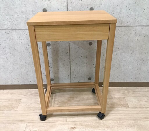 11 55 無印良品 Muji 良品計画 キッチンワゴン 引出し付き ワゴン Kmf 尼崎の収納家具 食器棚 キッチン収納 の中古あげます 譲ります ジモティーで不用品の処分