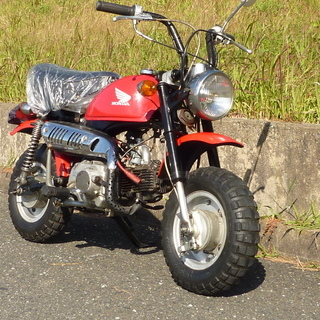 【売約済】ホンダ モンキー 50cc 赤 4速マニュアル クラッ...