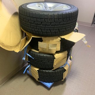 車のパーツ 中古 BMW純正ホイール X3 X5 18インチ スタッドレス タイヤ