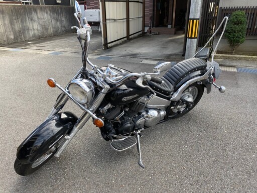 【YAMAHA】 ヤマハ DragStar ドラッグスター 400cc VH01J H17年式 バイク カスタム 社外マフラー YAMAHA】 ヤマハ DragStar ドラッグスター 400cc VH01J H17年式 バイク
