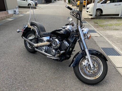 【YAMAHA】 ヤマハ DragStar ドラッグスター 400cc VH01J H17年式 バイク カスタム 社外マフラー