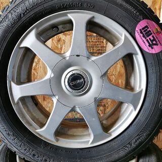 スタッドレスタイヤ 4本 175/65 R14 アルミホイール付 2014年製
