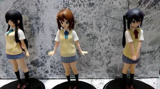 けいおん！フィギュア\u0026ギターコレクション３種