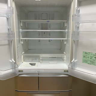 値下げ  ★三菱 ノンフロン冷凍冷蔵庫★ MR-E55R-S形 内容量545L 観音開き シルバー 値下げ ☆三菱 ノンフロン冷凍冷蔵庫☆ MR-E55R-S形 内容量545L