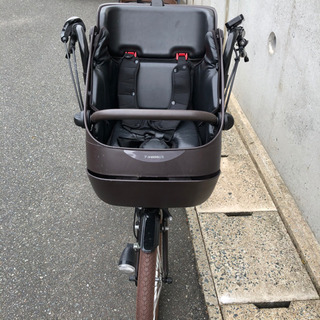 美品　2018年式　パナソニック 16Ah 電動自転車　三人乗り
