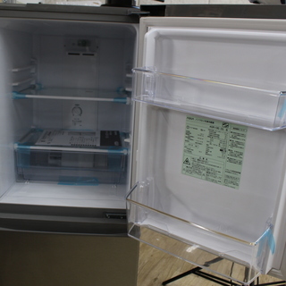 J11082)【高年式！】アクア AQUA 2ドア 冷凍冷蔵庫 AQR-13G(S) 126L 2018年