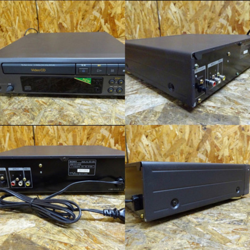 (4298-0)通電確認済 SONY ソニー ビデオCDプレーヤー VCP-S50 リモコン 説明書 元箱付き 家電 オーディオ機器 AV機器 CDデッキ 現状品