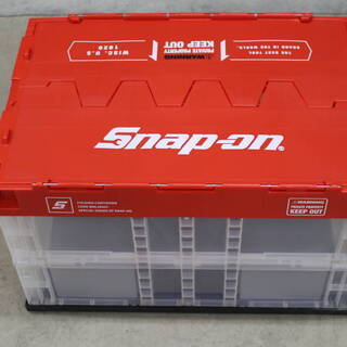 スナップオン 限定 折りたたみBOX コンテナ 新品 クリア SNAP-ON