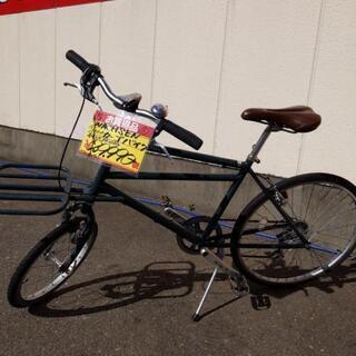 【おすすめ品】参考定価￥42,680 WACHSEN ヴァクセン カーゴバイク 前輪16インチ 後輪 24インチ カーゴバイク 自転車 6段変速 Nicot