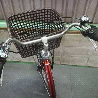 電動自転車 ヤマハ PASナチュラ 26インチ 後ろ子供乗せ適合 エンジ