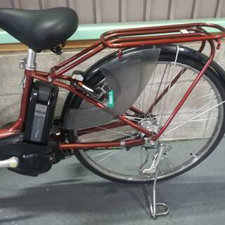 電動自転車 ヤマハ PASナチュラ 26インチ 後ろ子供乗せ適合 エンジ