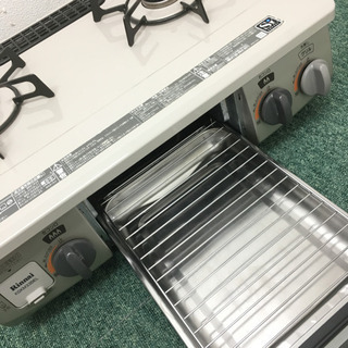 配達無料地域あり＊リンナイ 都市ガスコンロ 2017年製＊