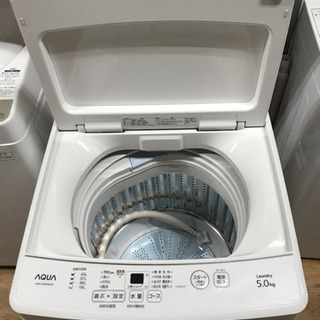 ★ yuduo  AQUA アクア　洗濯機　5kg AQW-GS5E6 AQUA(アクア)の5.0kg全自動洗濯機 2019年製「AQW-GS5E6」｜2019