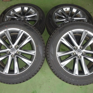 ﾚｸｻｽRX450hにて使用 235/55R19ｽﾀｯﾄﾞﾚｽﾀｲﾔBS＆ｱﾙﾐﾎｰﾙ4本ｾｯﾄ ﾊﾘｱｰ