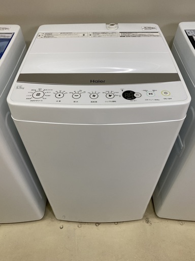 洗濯機 ハイアール Haier JW-C55BE 2018年製 5.5kg 中古品