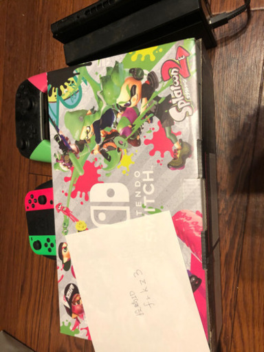 【美品】ニンテンドースイッチ本体スプラトゥーン2同梱版