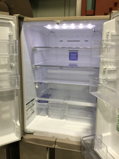 MITSUBISHI 435L 6ドア ノンフロン冷凍冷蔵庫 MR-R44A-F 2016年