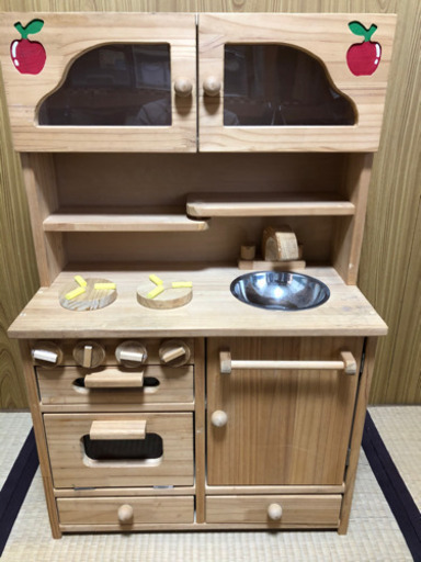 木製キッチン　おままごとセット