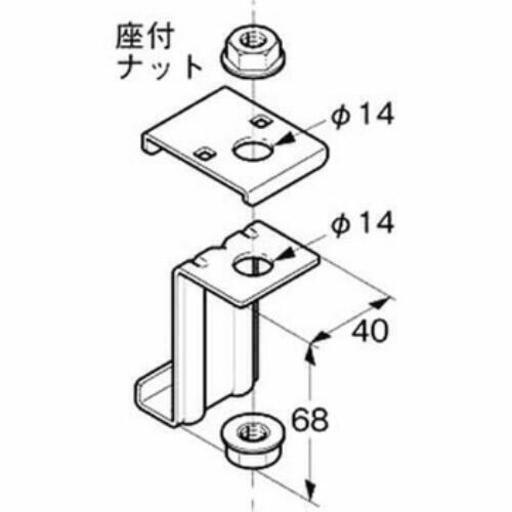 ネクロス　　ケｰブルラック　　吊り金具　　SRH 1N  20個入りNo 1