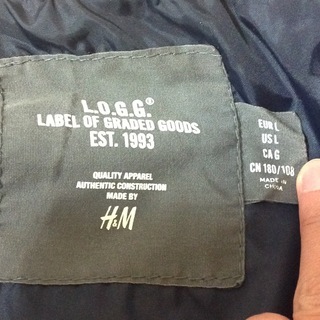 H&Mのダウンジャケット